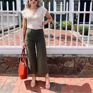 J. Crew Wide Leg Crop Pants